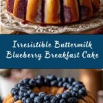 Buttermilk Blueberry Breakfast Cake Recipe