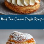 Choux Pastry with Milk Tea Cream Recipe