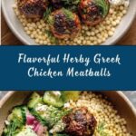 Herby Greek Chicken Meatballs Recipe