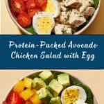 High-Protein Avocado Chicken Salad with Egg Recipe
