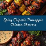 Chipotle Pineapple Bang Bang Chicken Skewers Recipe