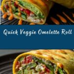Effortless Veggie Omelette Roll Recipe