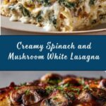 Spinach and Mushroom White Lasagna Recipe