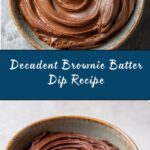 Brownie Batter Dip Recipe