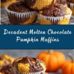 Molten Chocolate Pumpkin Muffins Recipe
