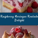 Meringue Roulade with Raspberries Recipe