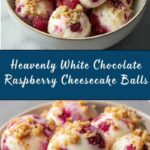 White Chocolate Raspberry Cheesecake Balls Recipe