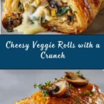 Cheesy Baked Vegetable Rolls Recipe