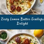 Lemon Butter Scallops Recipe