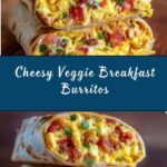 Vegetable and Cheese Breakfast Burritos Recipe