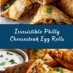 Philly Cheesesteak Egg Rolls Recipe