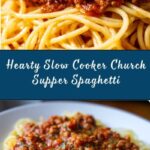 Slow Cooker Church Supper Spaghetti Recipe