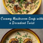 Decadent and Creamy Mushroom Soup Recipe