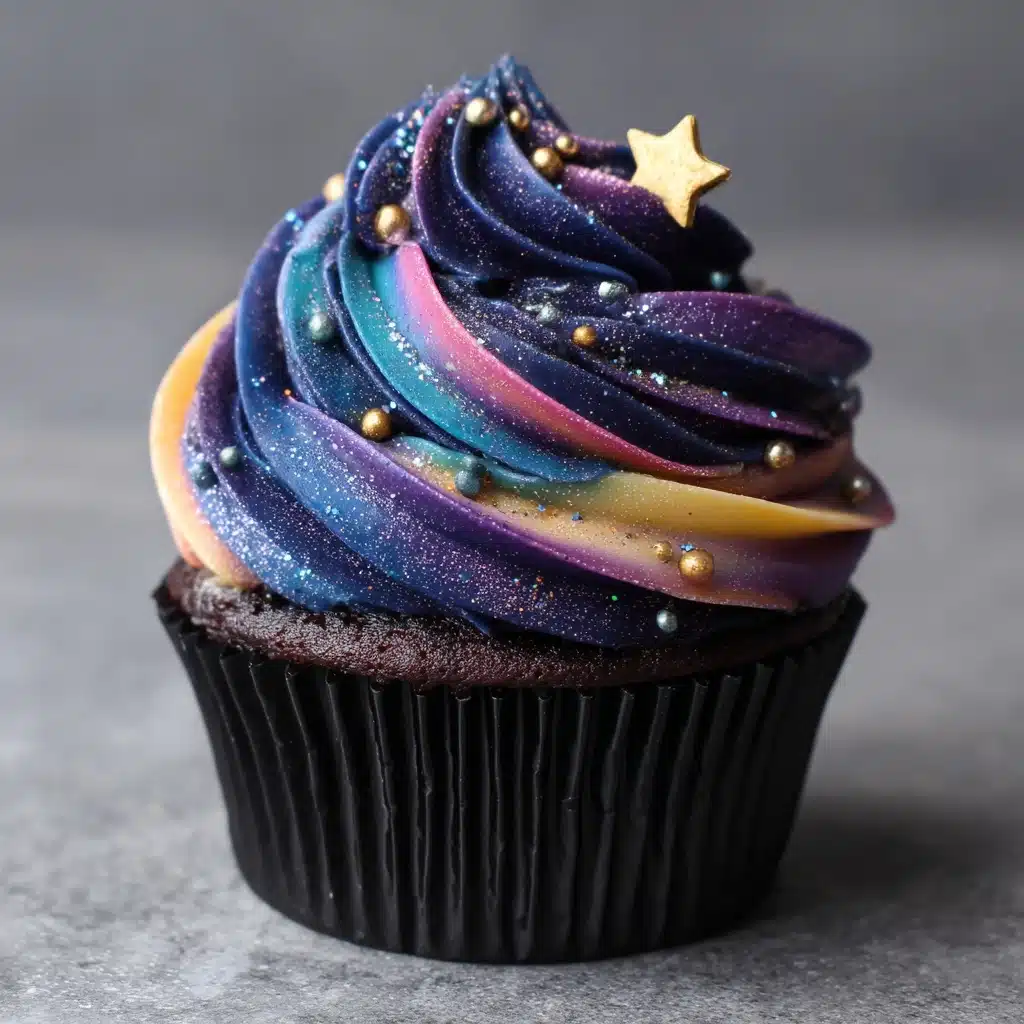 Milky Way Galaxy Cupcakes Recipe - Recipe Image