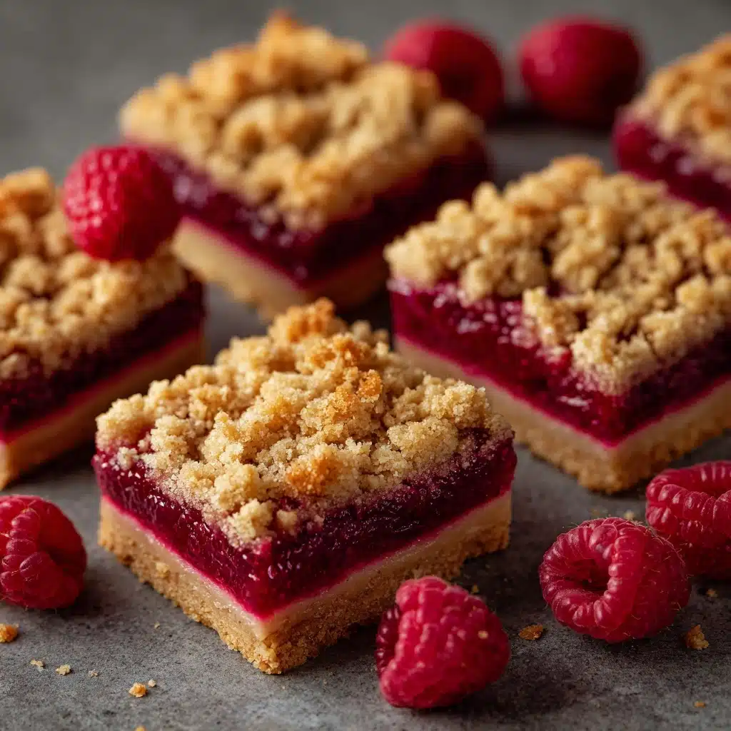 Raspberry Streusel Shortbread Bars Recipe - Recipe Image