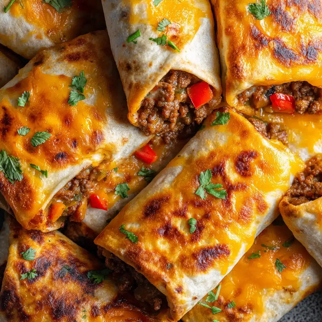 Loaded Cheesy Pocket Tacos Recipe - Recipe Image