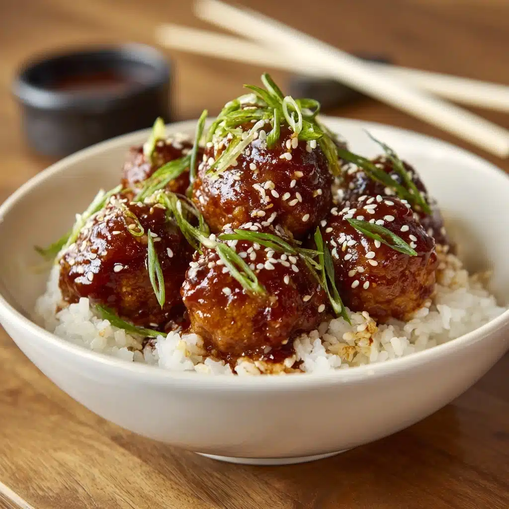 Asian Turkey Meatballs Recipe - Recipe Image
