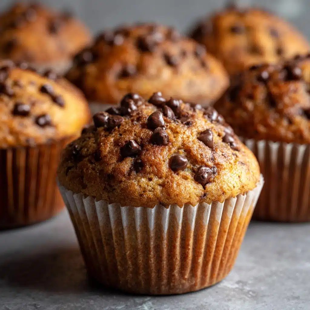 Chocolate Chip Peanut Butter Muffins Recipe - Recipe Image
