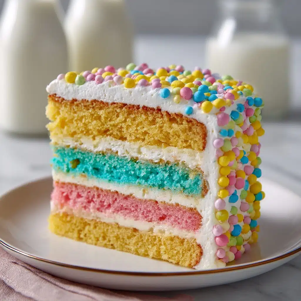 Easy Pastel Easter Cake Recipe - Recipe Image