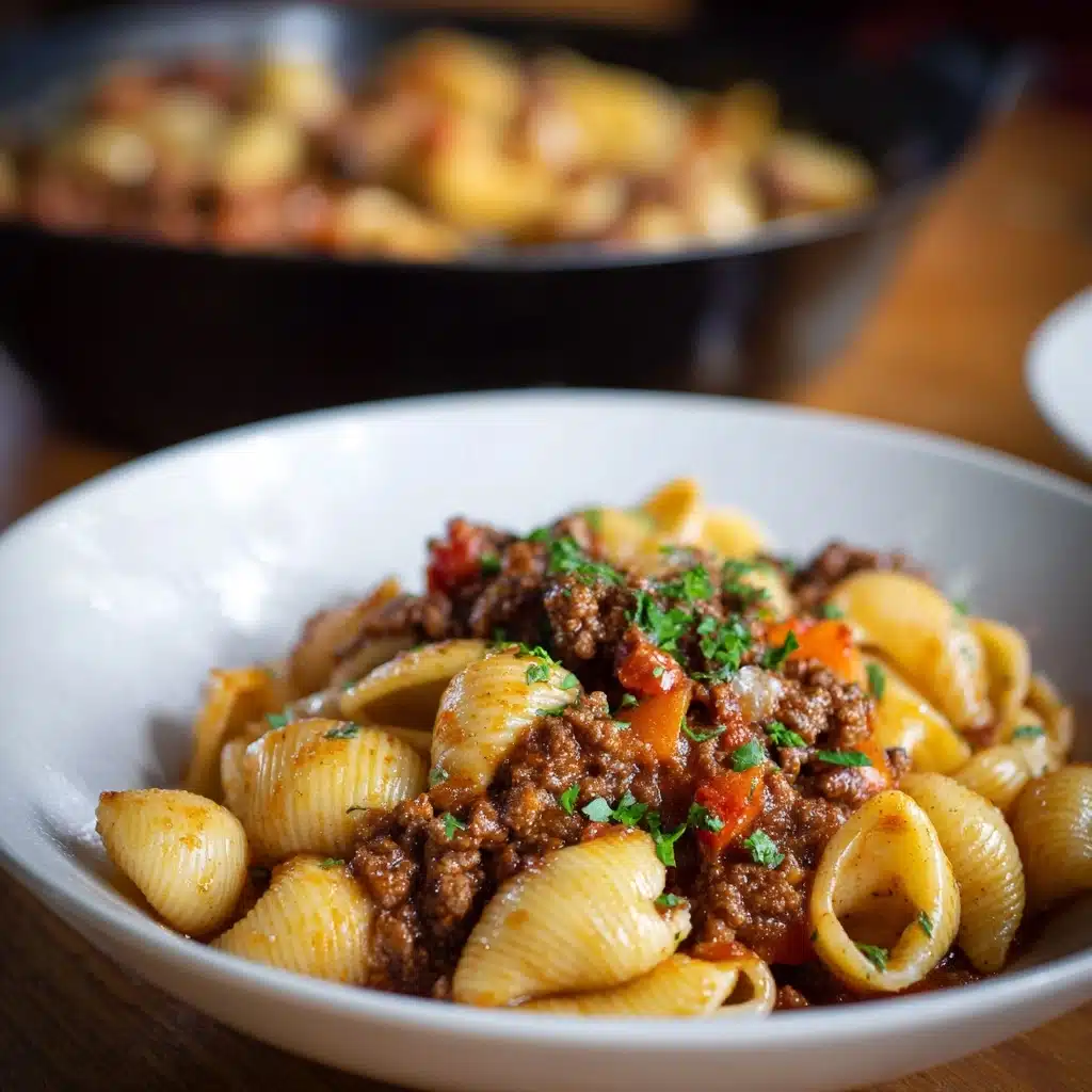 Savory Beefaroni Delight Recipe - Recipe Image