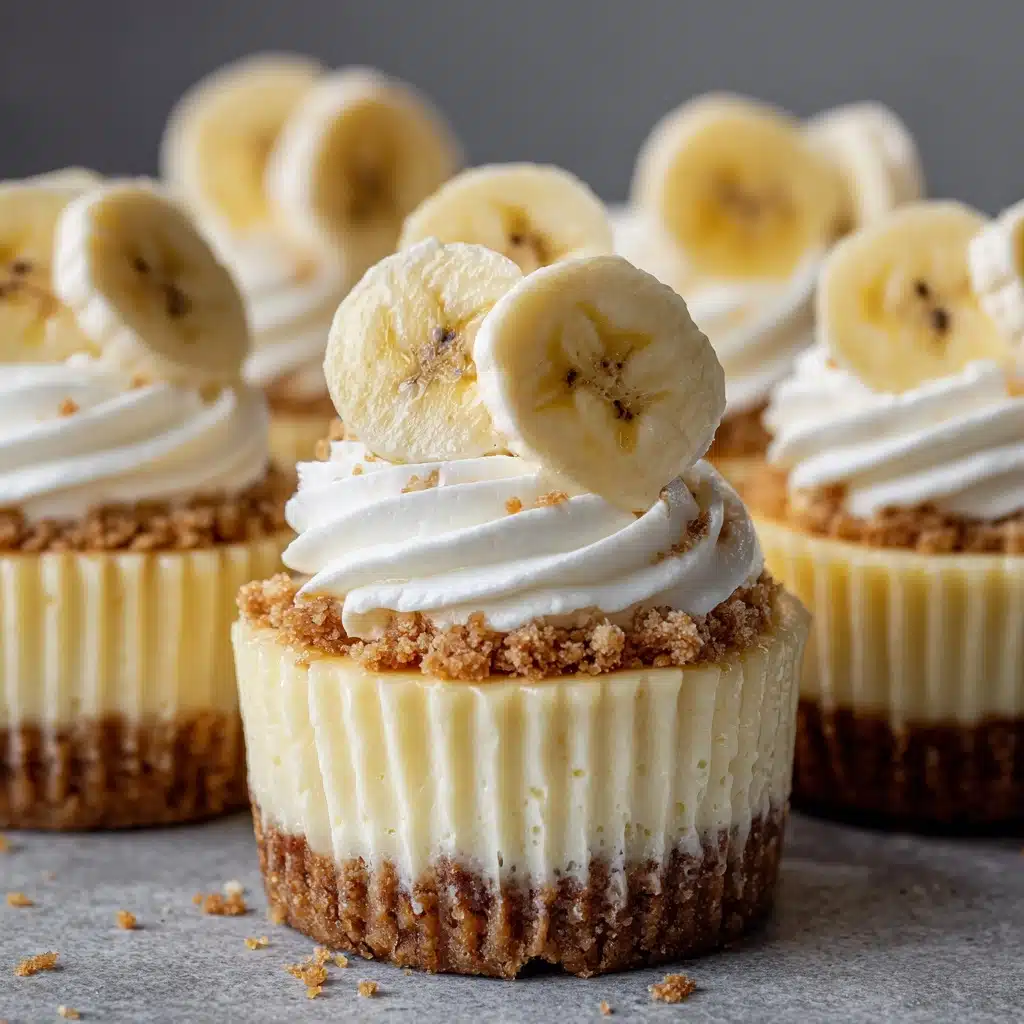 Mini Banana Pudding Cheesecakes Recipe - Recipe Image
