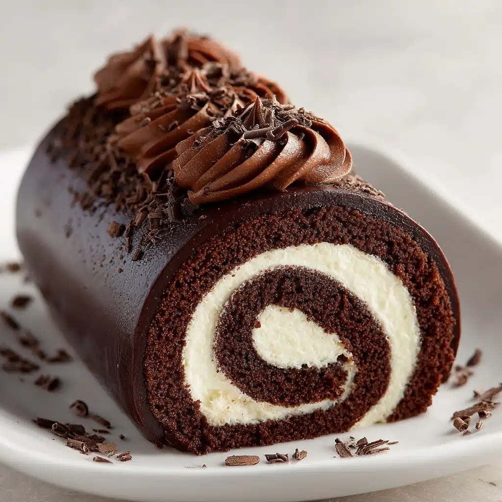 Chocolate Roll Cake Recipe - Recipe Image