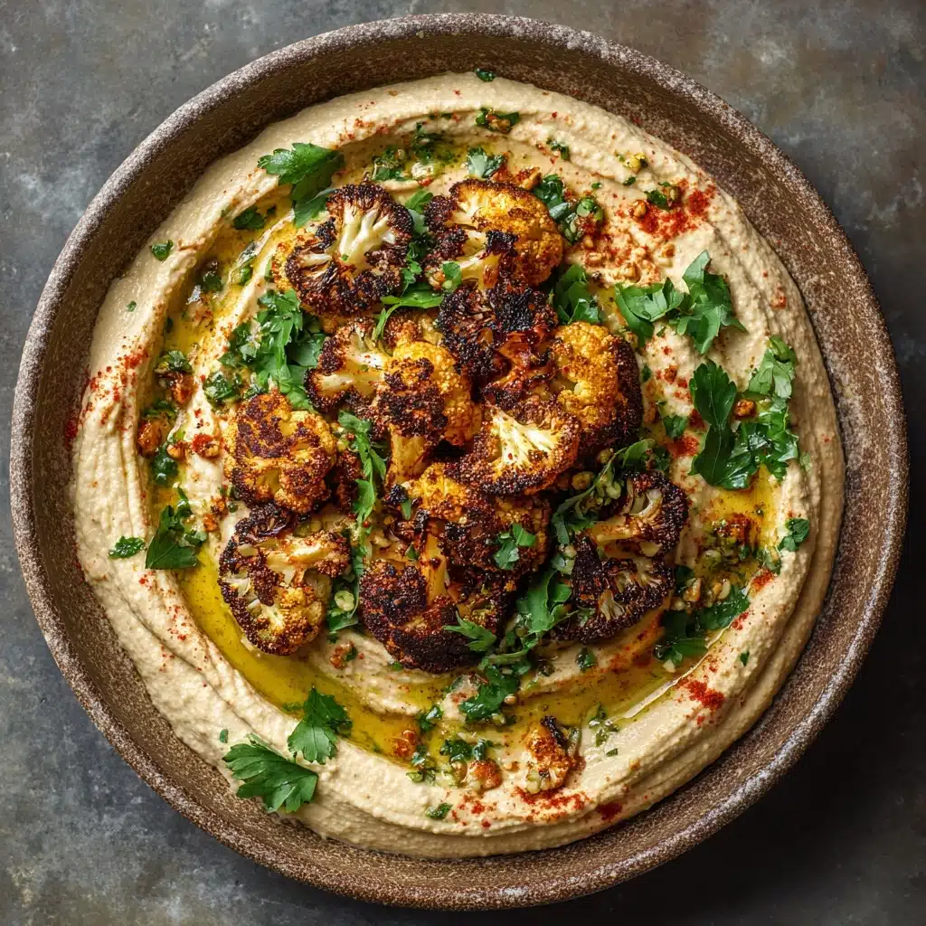 Crispy Roasted Cauliflower Hummus Recipe - Recipe Image