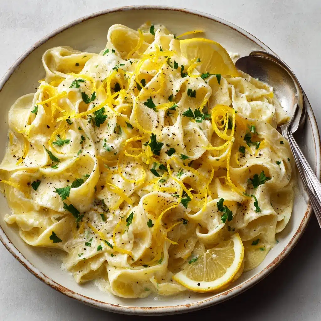 Pappardelle al Limone (Creamy Lemon Pasta) Recipe - Recipe Image