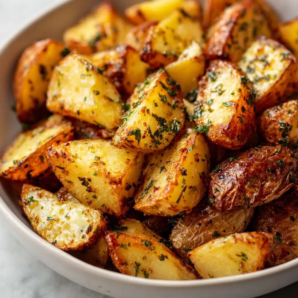 Garlic and Herb Roasted Potatoes Recipe - Recipe Image