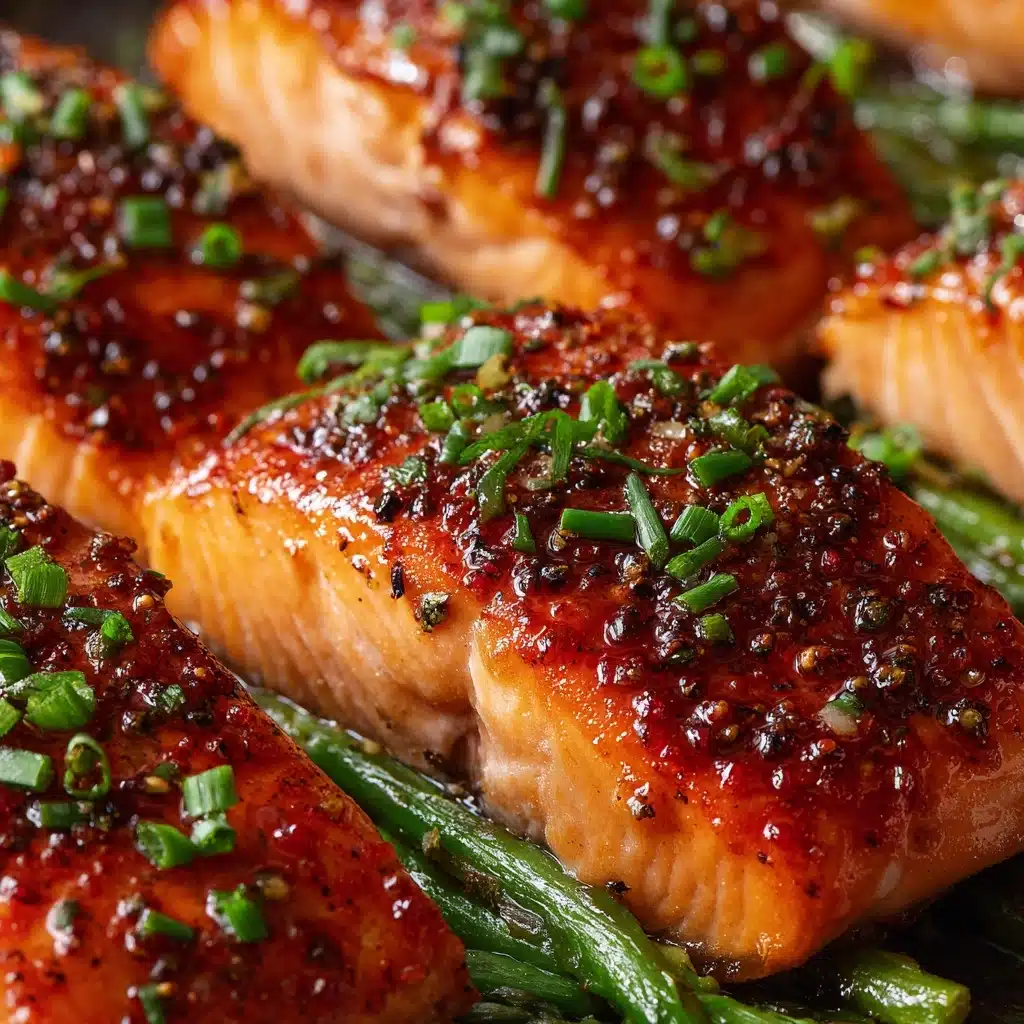 Balsamic Glazed Salmon with Asparagus Recipe - Recipe Image