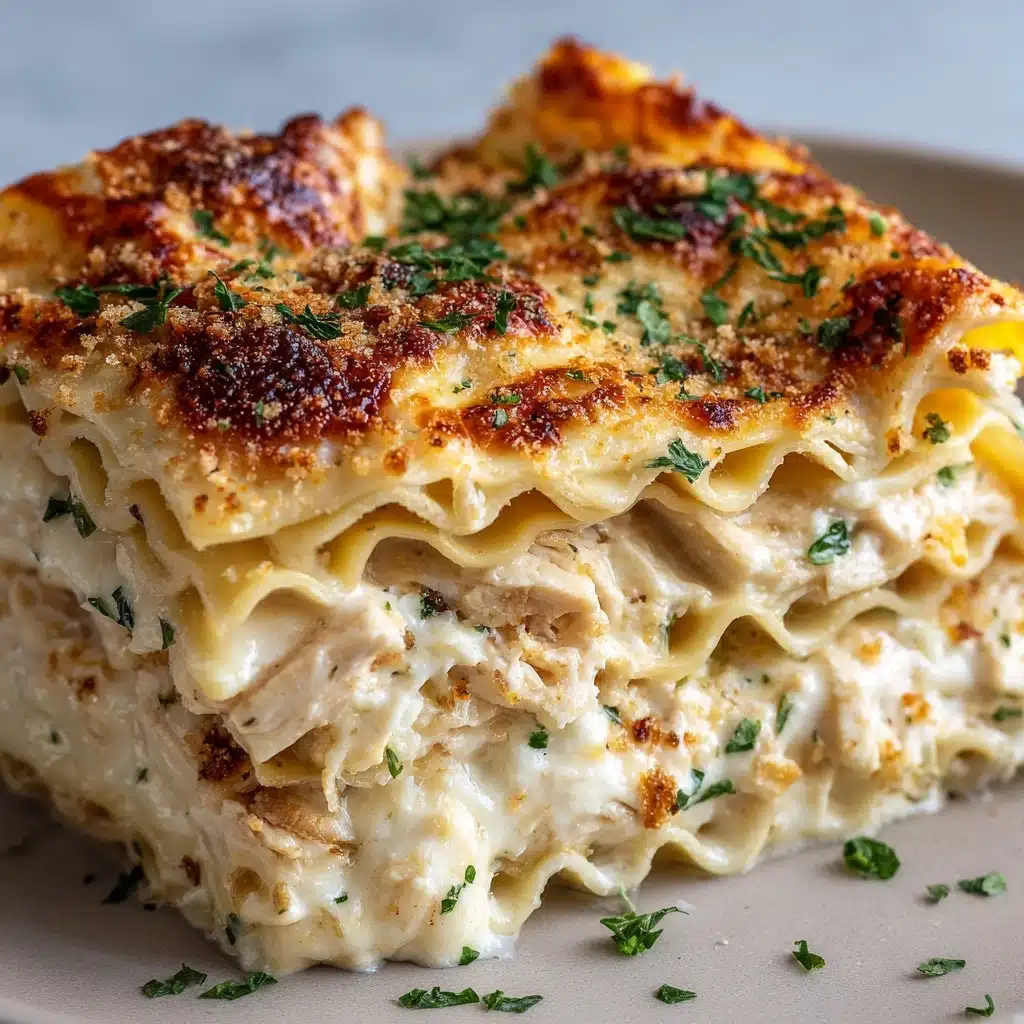 Chicken Alfredo Lasagna Recipe - Recipe Image