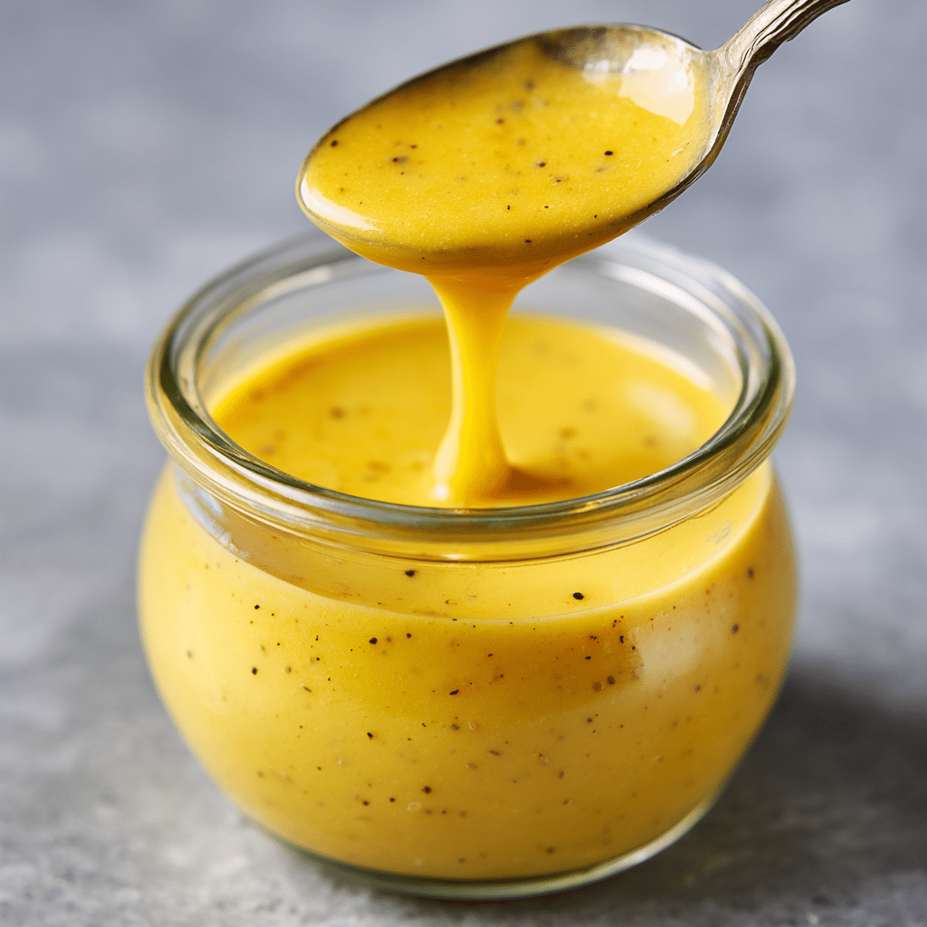 Irresistible Homemade Honey Mustard Dressing Recipe - Recipe Image