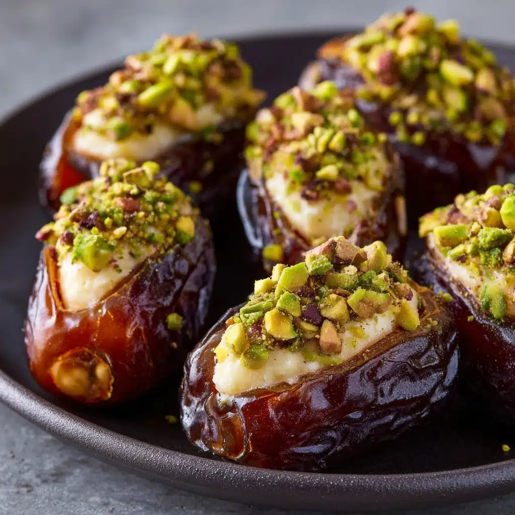 Honey Pistachio Ricotta Stuffed Dates Recipe - Recipe Image