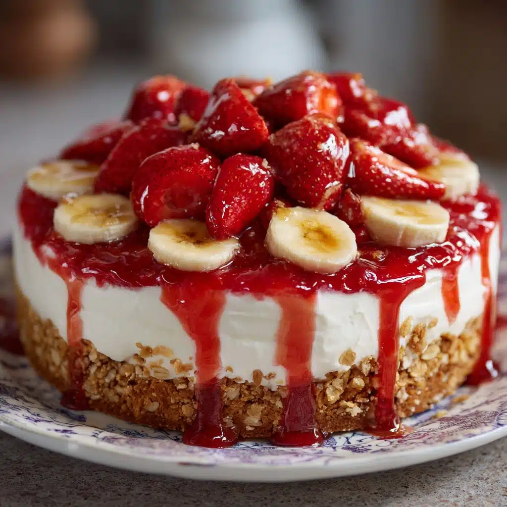 Strawberry Banana Cream Dessert Recipe - Recipe Image