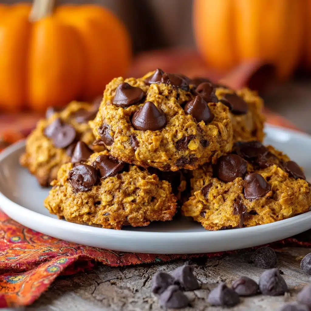Pumpkin Oatmeal Chocolate Chip Cookies Recipe - Recipe Image