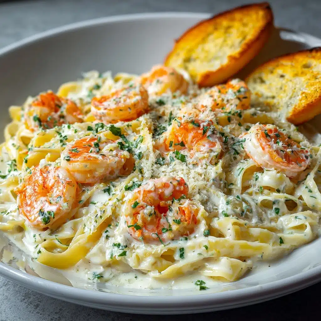 Fettuccine Alfredo with Shrimp Recipe - Recipe Image