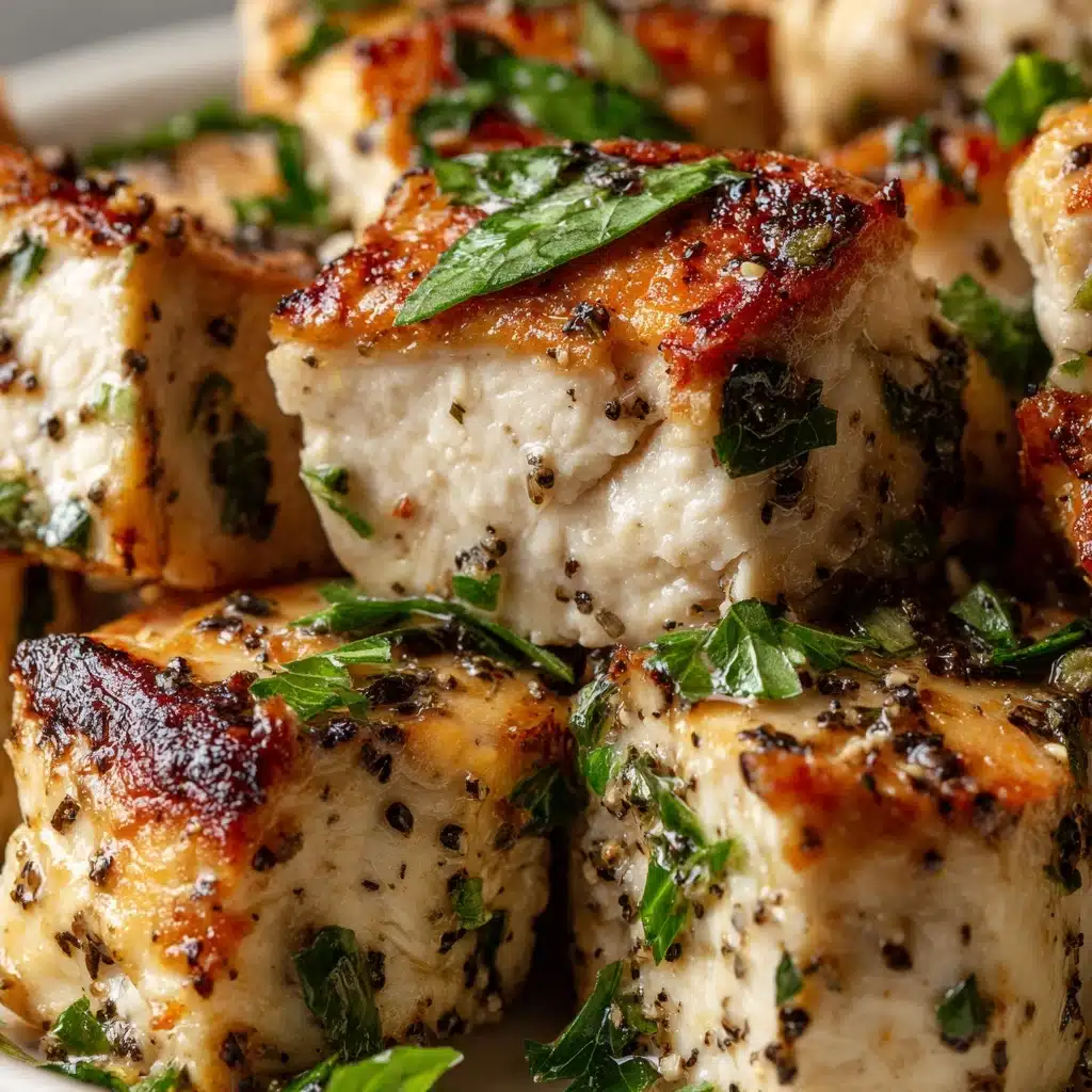 Air Fryer Garlic Parmesan Chicken Skewers Recipe - Recipe Image