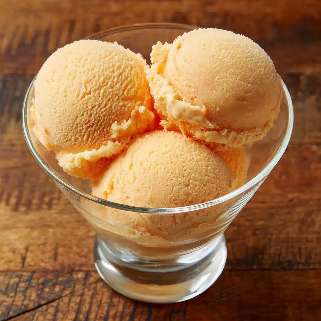 Peach Sorbet Recipe: Refreshing, Fruity Dessert Recipe - Recipe Image