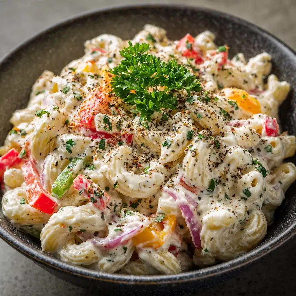 How to Make the Best Macaroni Salad Recipe for Summer Picnics and BBQs Recipe - Recipe Image