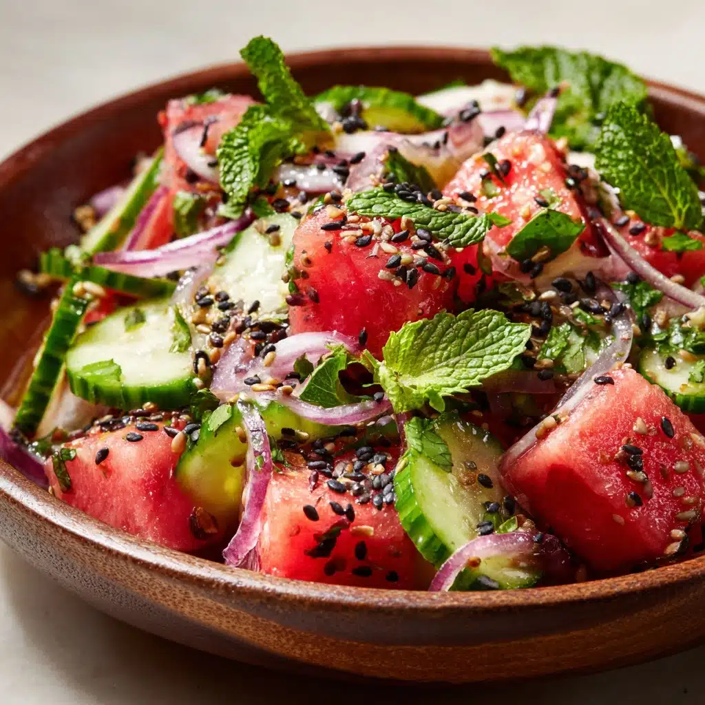 Watermelon Shiso Salad Recipe - Recipe Image