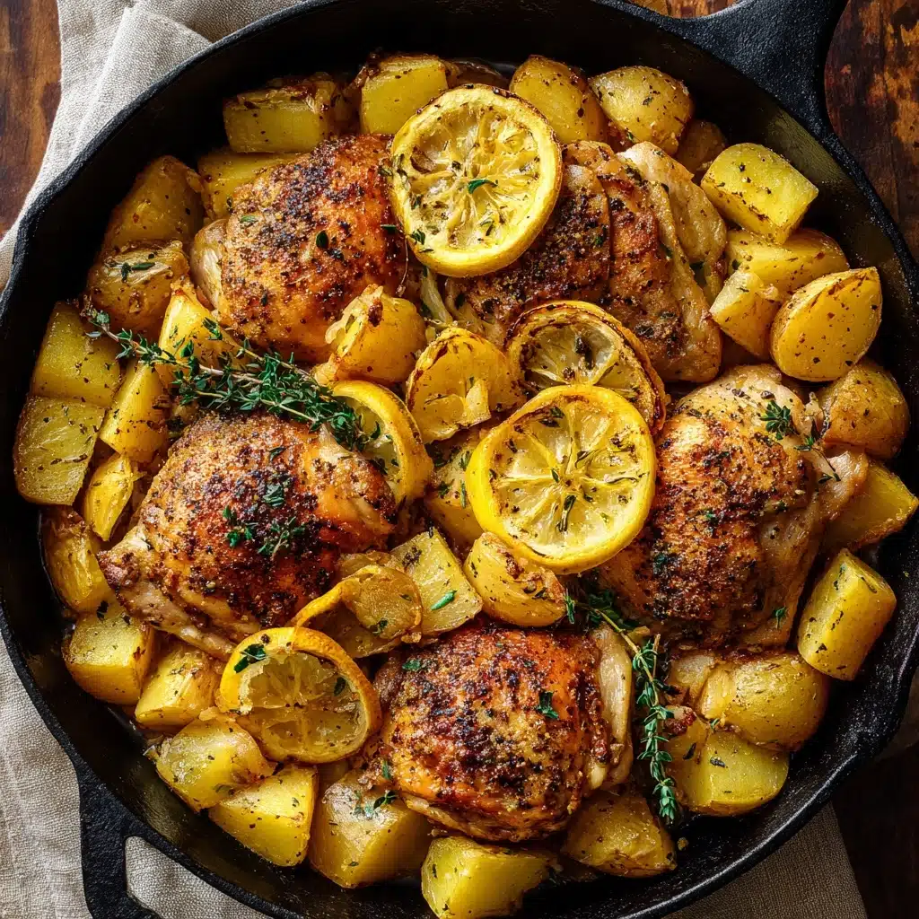 Easy Greek Lemon Chicken & Potatoes Recipe - Recipe Image