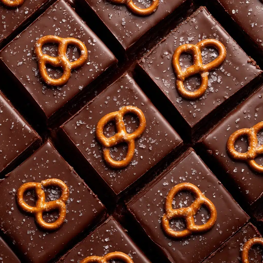 Chocolate Caramel Peanut Butter Pretzel Bars Recipe - Recipe Image
