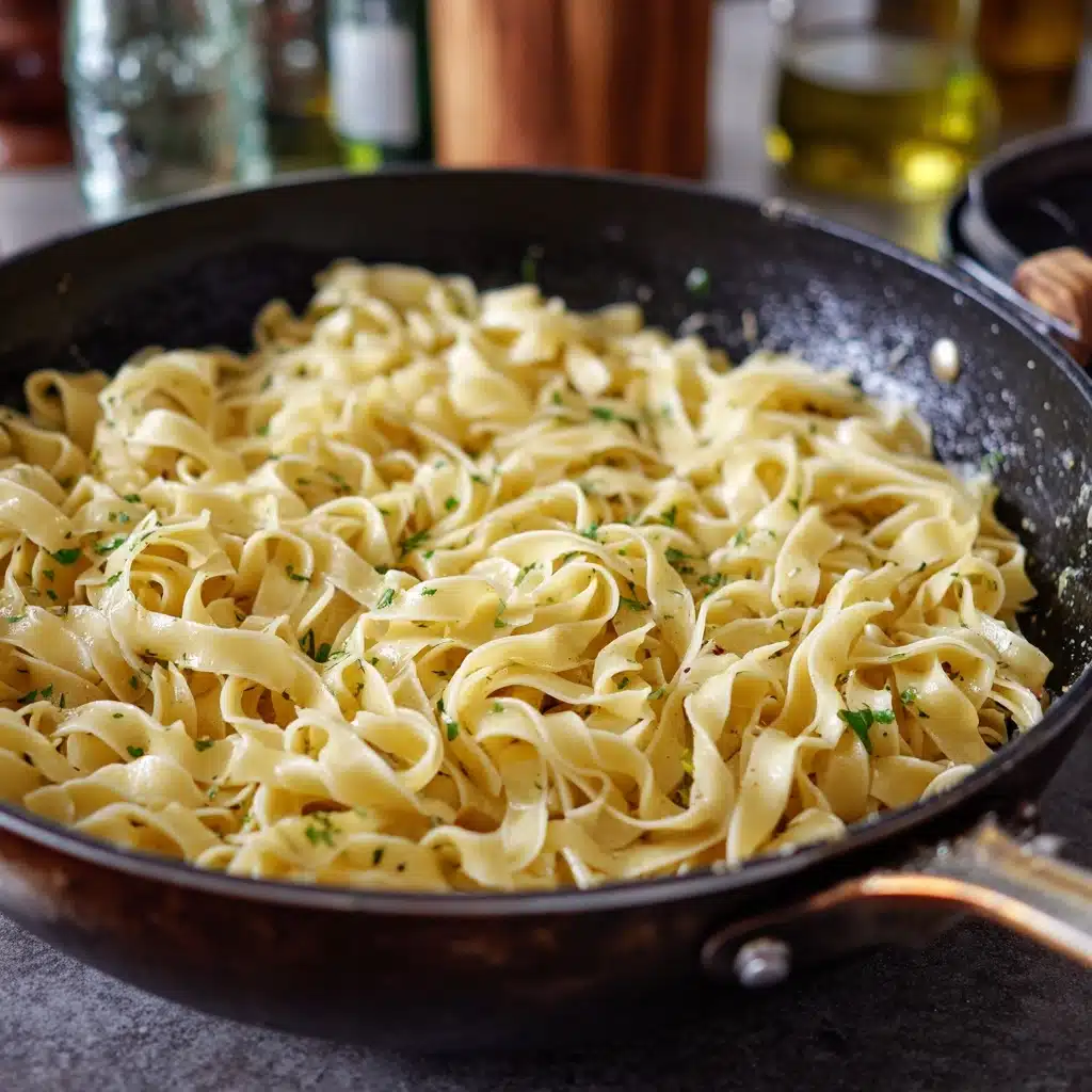 Easy One Pan Buttered Noodles Recipe - Recipe Image