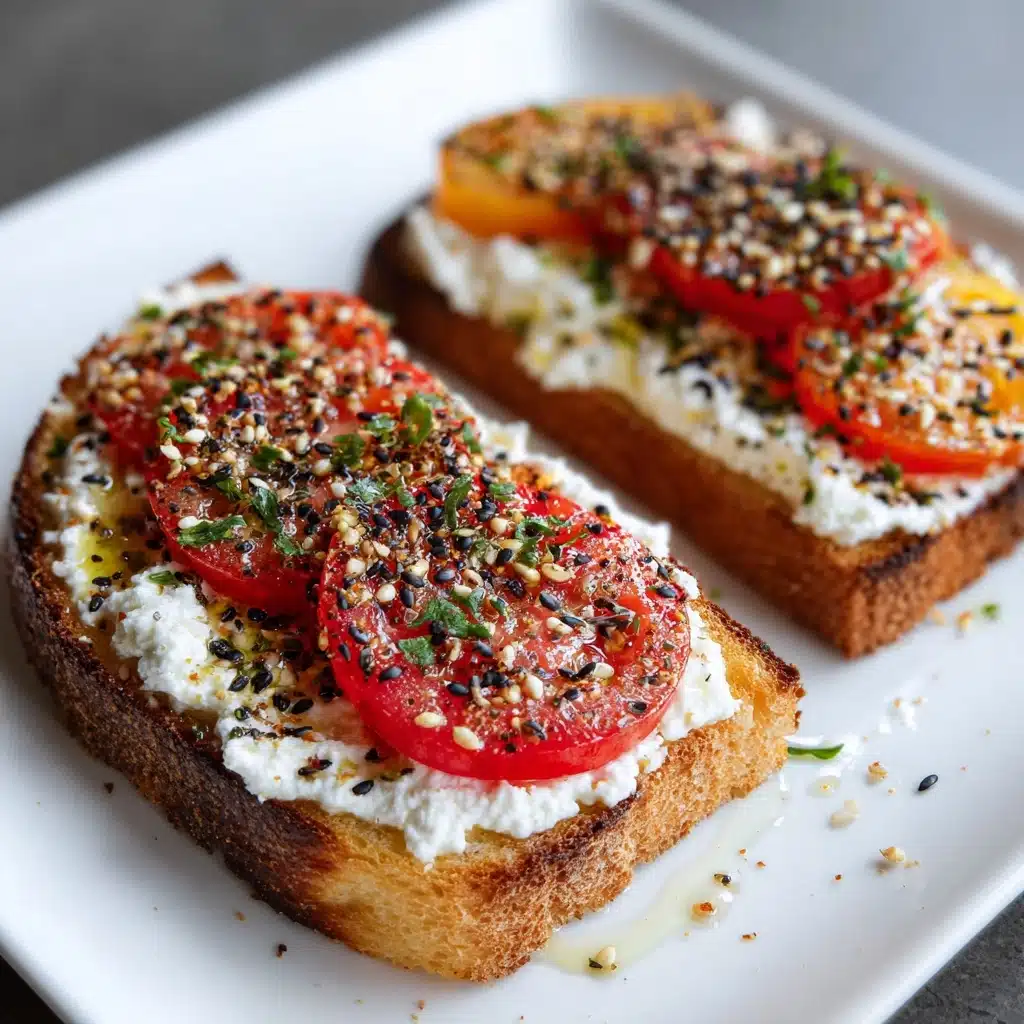 Ricotta & Tomato Toast Recipe - Recipe Image