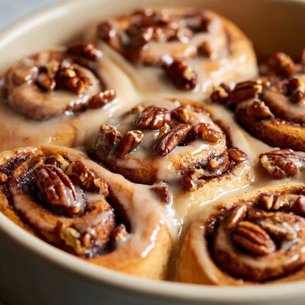 Apple Pecan Cinnamon Roll Bake Recipe - Recipe Image