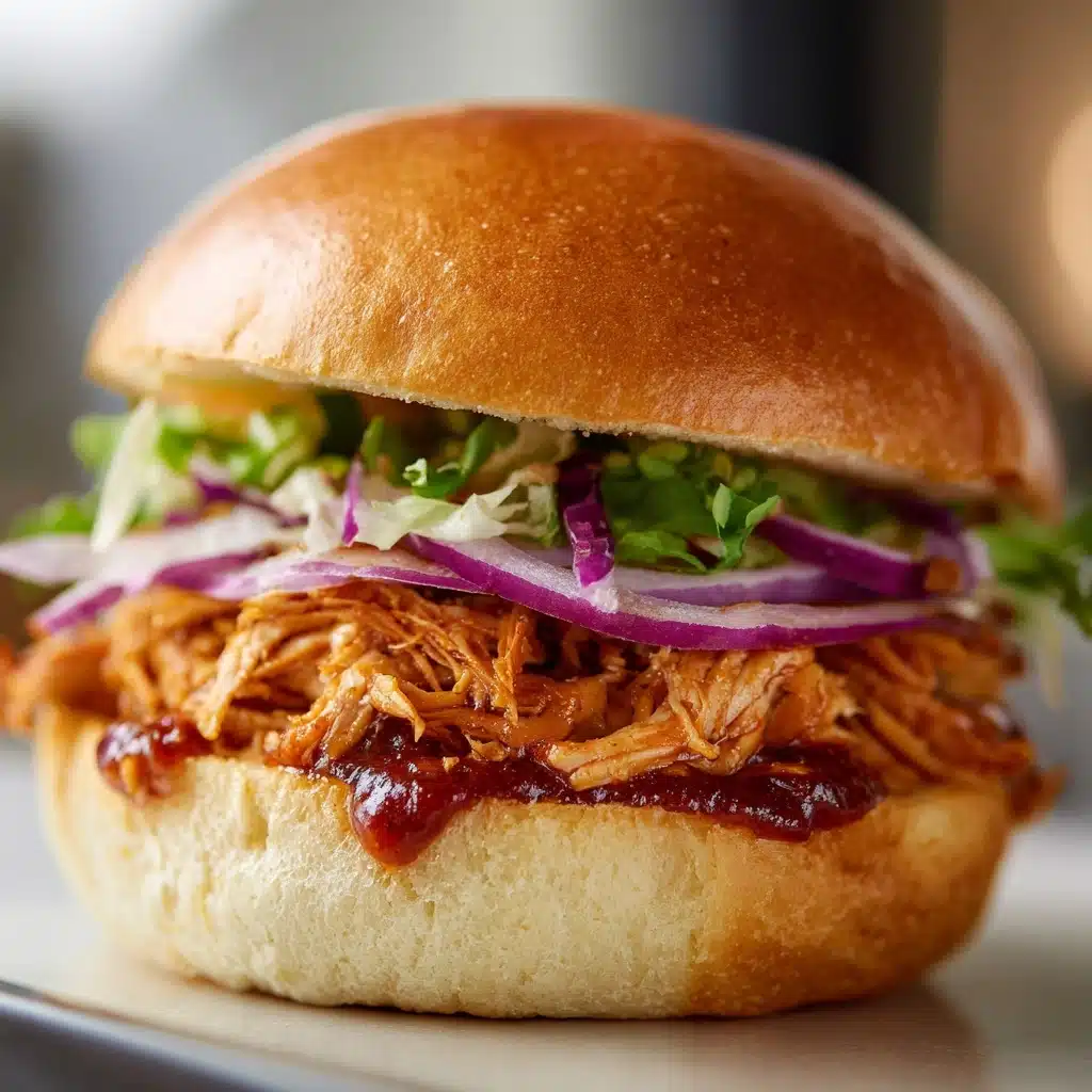 Pulled Chicken Sandwich Recipe - Recipe Image