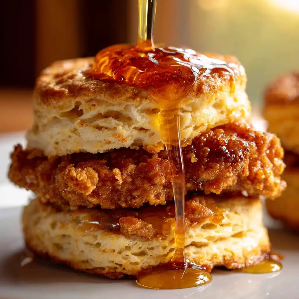 Hot Honey Chicken Biscuits Recipe - Recipe Image