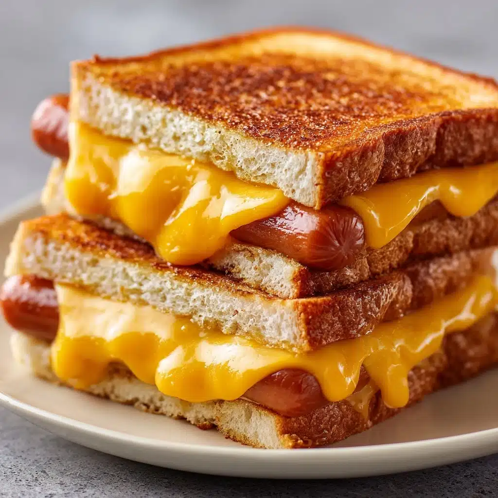 Air Fryer Grilled Cheese Hot Dogs Recipe - Recipe Image