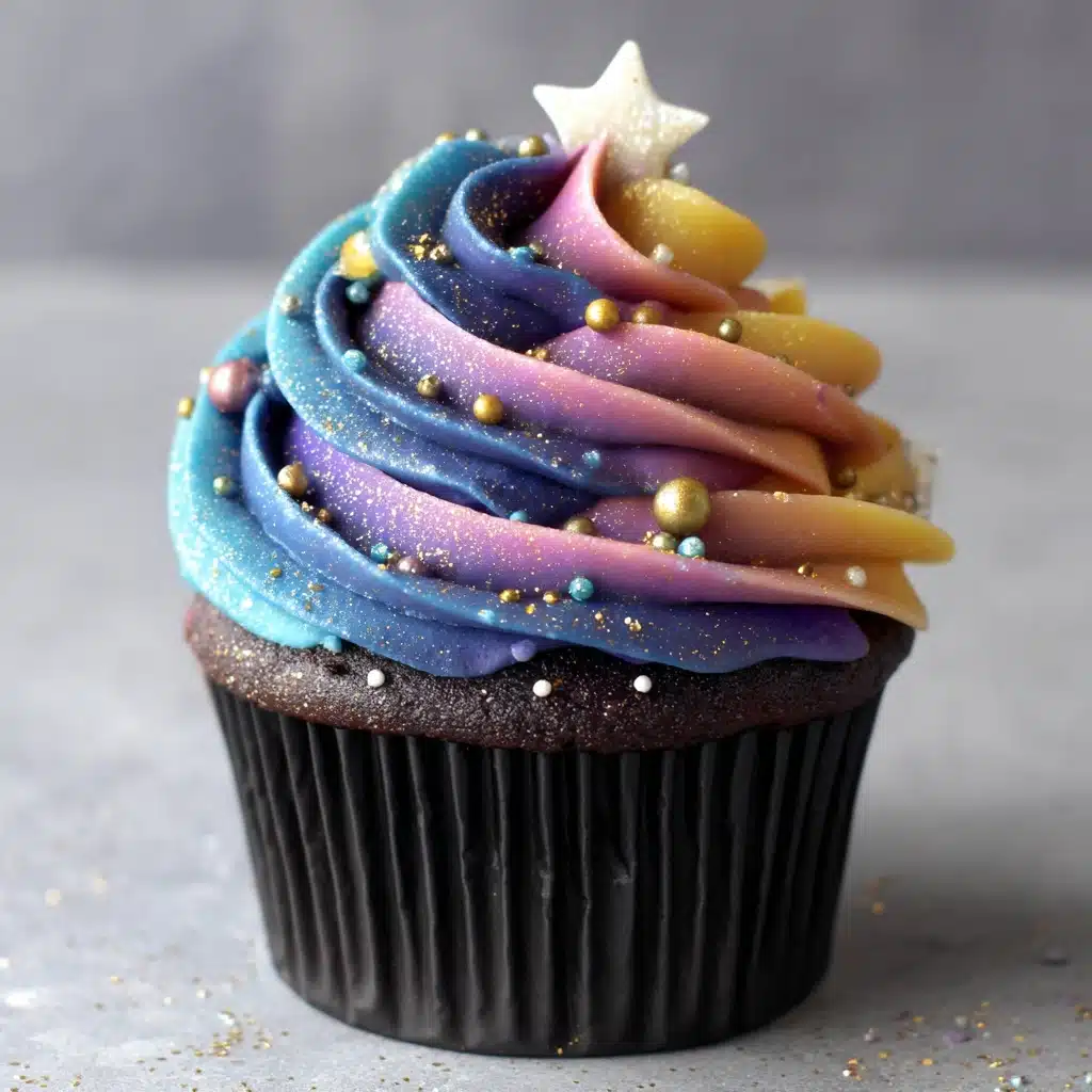 Milky Way Galaxy Cupcakes Recipe - Recipe Image