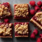 Raspberry Streusel Shortbread Bars Recipe